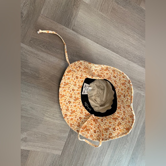 Lack Of Color Sun Hat with Floral Patterns - Picture 3 of 5